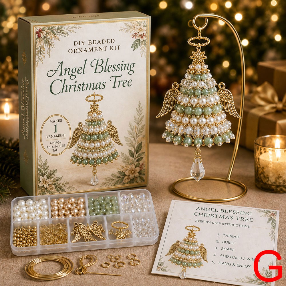 π
2026 Christmas Gift 50% Off--DIY Christmas Tree Beaded Ornament Kit