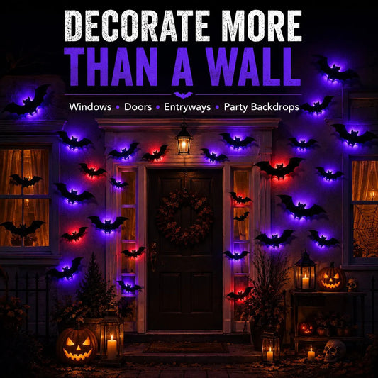 🦇🦇3D Bat Light LED Decorations