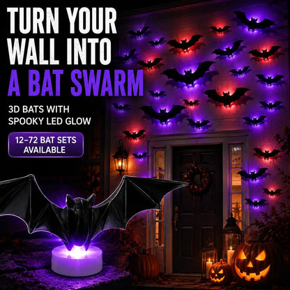 🦇🦇3D Bat Light LED Decorations