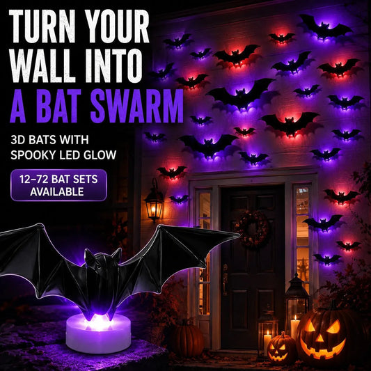 🦇🦇3D Bat Light LED Decorations
