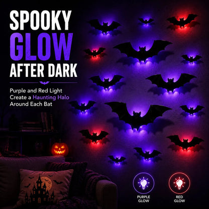 🦇🦇3D Bat Light LED Decorations