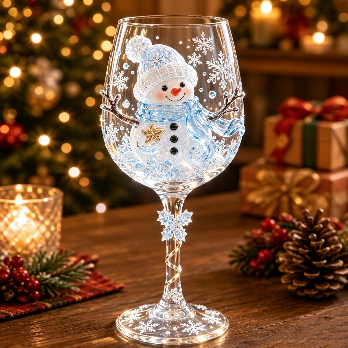 💥 Last Day 50% OFF – 🔥🎁Christmas Wine Glass Collection Gift Box Set✨